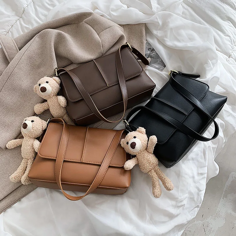 

Casual Women Small Pu Leather Shoulder Crossbody Bag High Quality Female Messenger Bags for Women Designer Ladies Handbags New