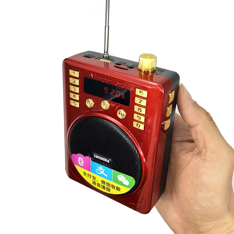 K85 с 2 перезаряжаемыми аккумуляторами 18650 Bluetooth FM радио динамиком уличным TF USB