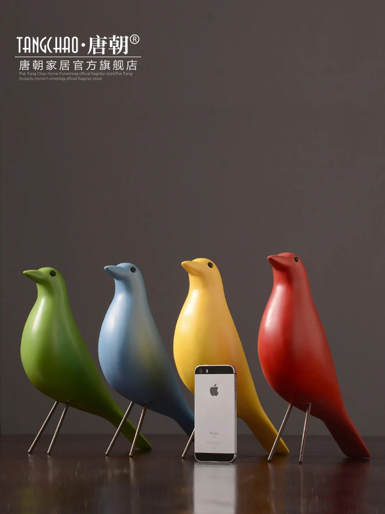 

Hot Home Furnishing Decoration Wooden Crafts Bird Designer Weeding Gift Desktop Accessories Lucky Dove Peace European Ornament