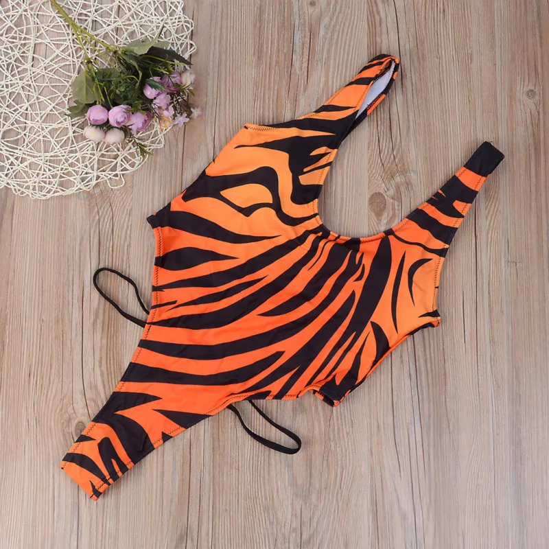 Женский новый бикини купальный костюм с открытой спиной цельный купальник