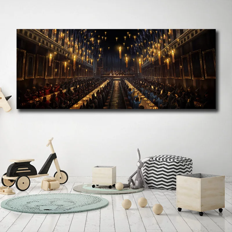 Постер Harries большой зал Поттеры холст картина принты модульное настенное