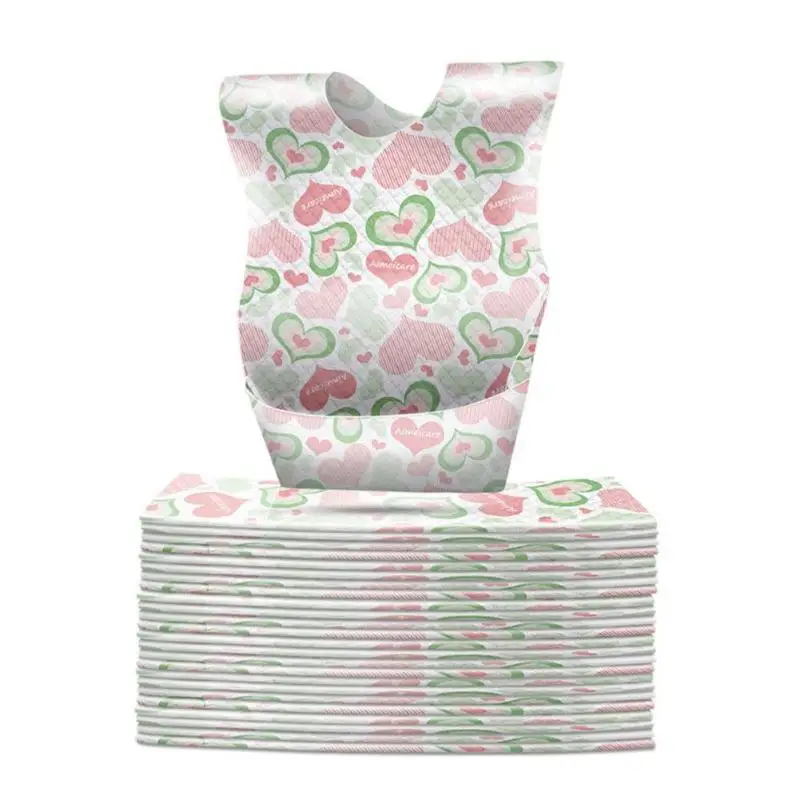 10 шт. непромокаемые детские нагрудники одноразовые анти лехер тангентный дизайн