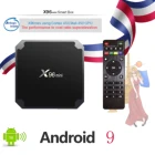 ТВ-приставка X96Mini, Android 9,0, Amlogic S905w, 64-битная, с пятиядерным процессором ARM, Mali-450