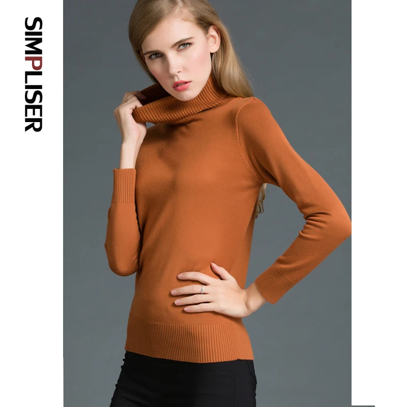 Осень-зима 2020 Женский винтажный Модный Свободный пуловер SIMPLISER контрастных