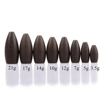 3 5571012141721g fishing sinker lure tungsten bullet flipping weight worm weight fishing accessories