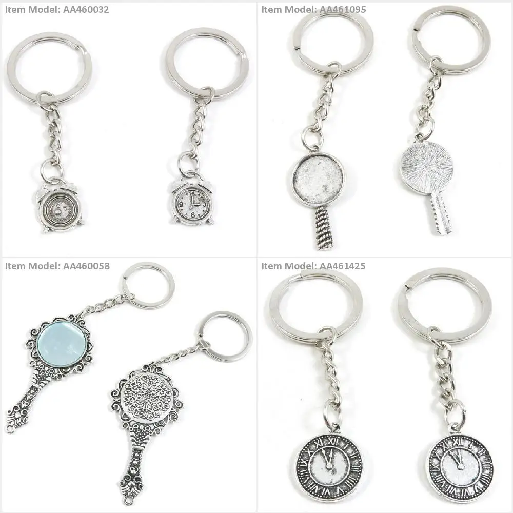 Брелок брелок будильник леденец круглый кабошон пустой волшебный зеркальный