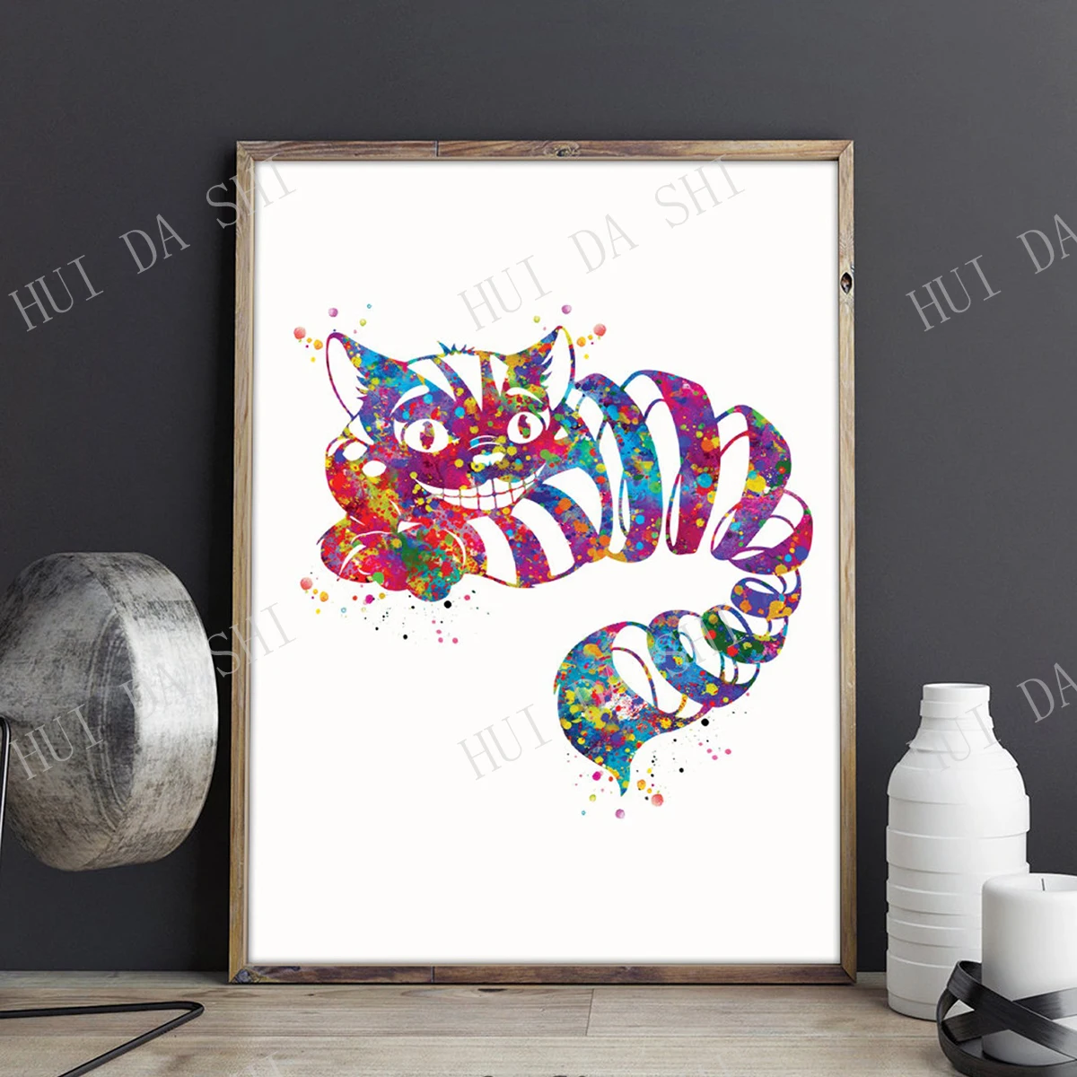 Настенный декор для детской комнаты с рисунком под акварелью | Дом и сад