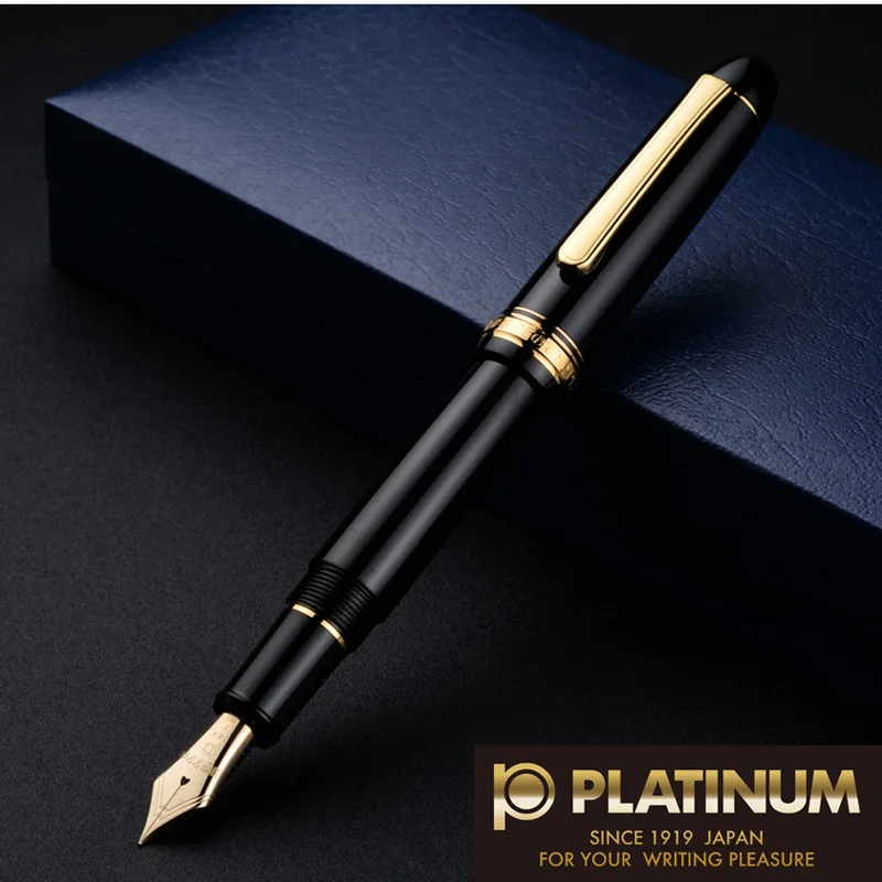 Японский оригинальный platinum 3776 century PNB 10000 13000 14k перьевая ручка золотого цвета