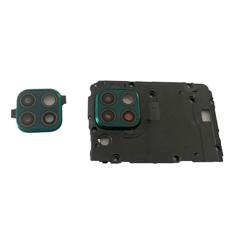 Стекло для объектива задней камеры с рамкой Huawei P40 Lite замена ремонт запасные