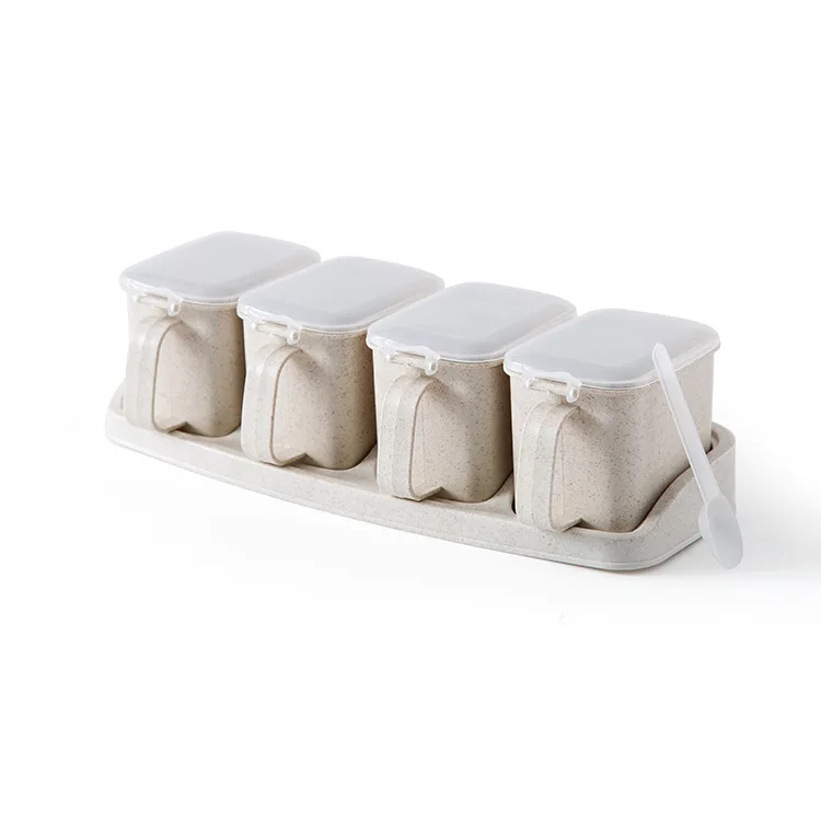 Бытовой горшок для приправ из пшеничного волокна |