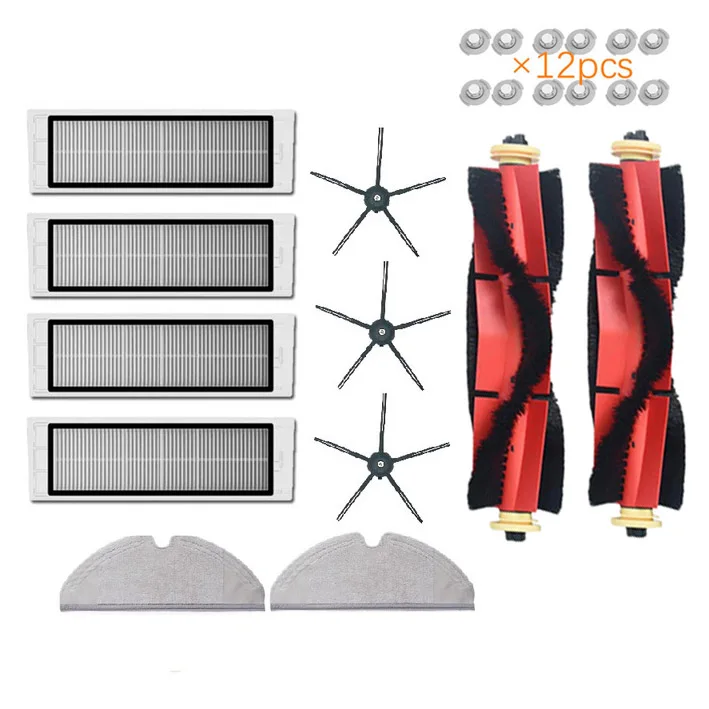 

High Quality Removable Main brush Washable HEPA filter for Xiaomi Roborock S6 S60 S65 S5 MAX T6 Tanos Mopping Cloth Spare Parts
