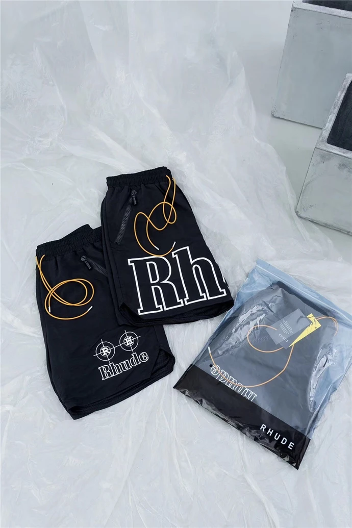 

Rhude x Patron Shorts RHUDE Reflective Men Women 1:1 Streetwear High Quality Hip Hop Beach Mesh Beach Sportswear Rhude Shorts
