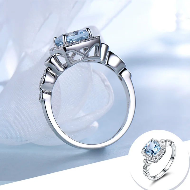 Женское кольцо из серебра 100% пробы с рубином фиолетовым желтым и розовым топазом