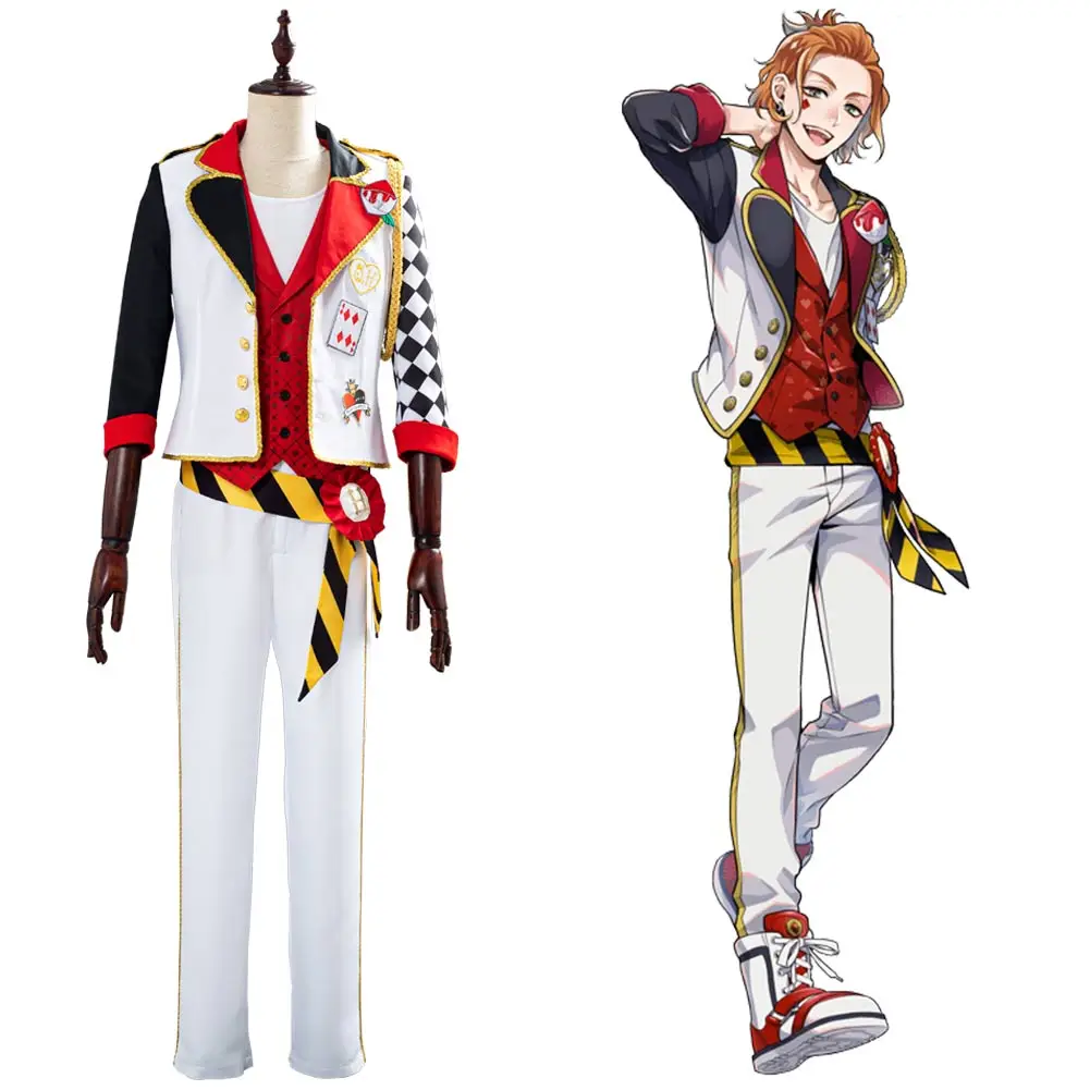

Twisted-Wonderland Cosplay Cater Costume Alice Cosplay in Wonderland Uniform Suit Halloween Carnival Costume Custom
