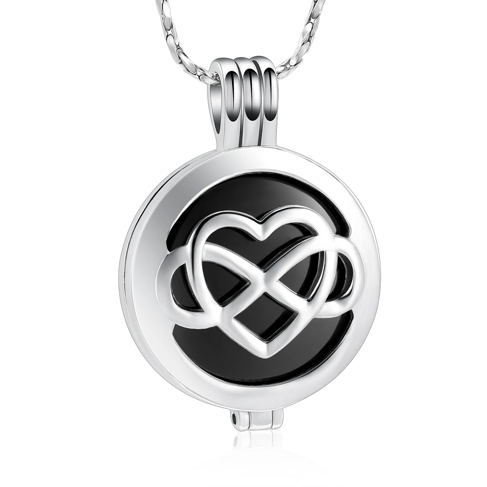 

Ожерелья Infinity Urn для кремации, ювелирные изделия для женских близких