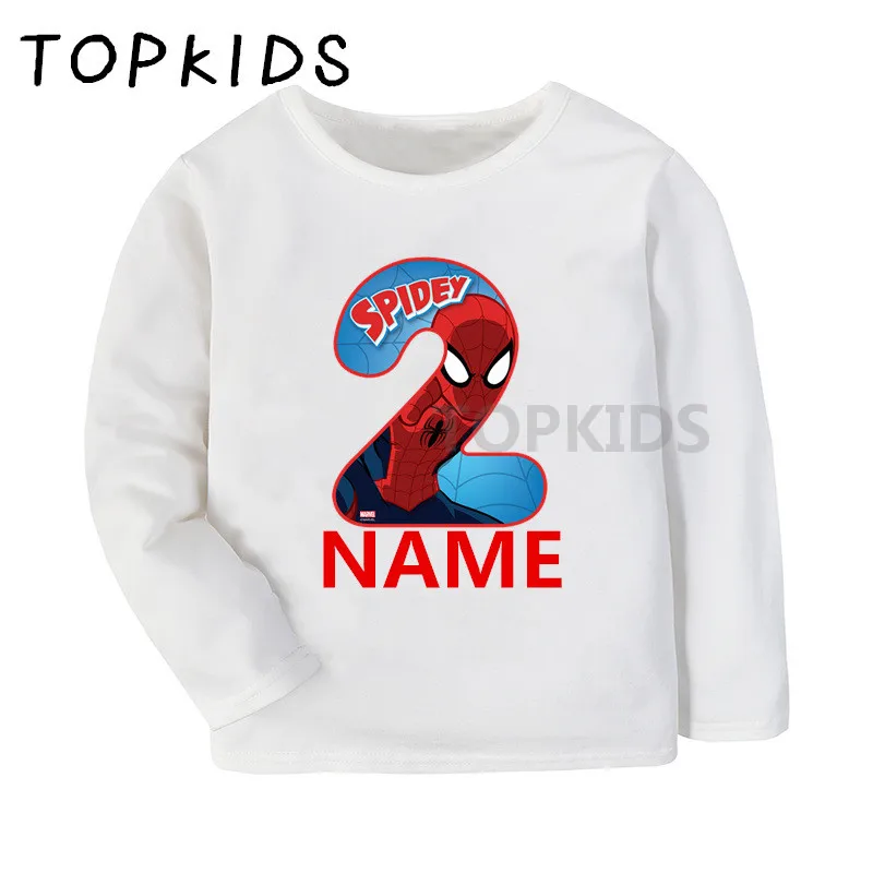 Детские рубашки с длинным рукавом мультяшным принтом для мальчиков и девочек на