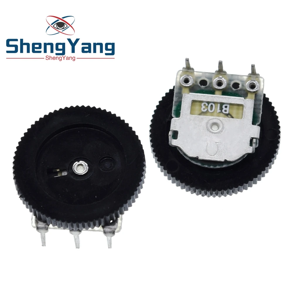 ShengYang 10 шт. B103 16x2 мм 10K Ом двойной циферблат конусное колесо дуплексный