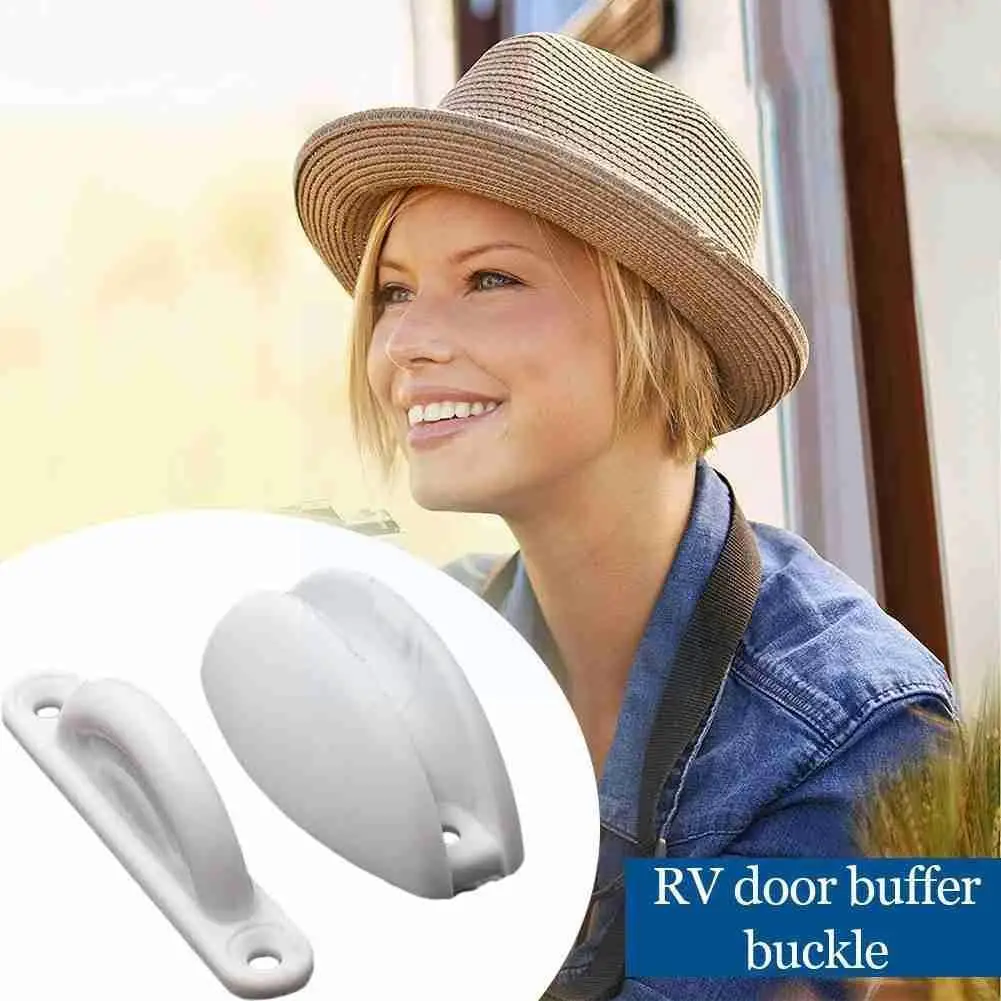 

Door Retainer Catch For Caravan Motorhome Boat Camper Clip Buffer Buckle Semi-circular Buckle Modified Accessorie Nylon Mat O1W5