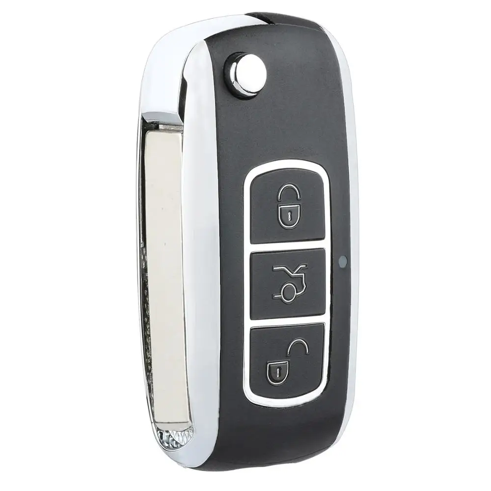 KEYECU 3 Button Modifed Bentley Style Folding Flip Remote Key Fob for BMW 315/433MHZ ID44 CHIP HU58/ HU92 Uncut Blade | Автомобили и