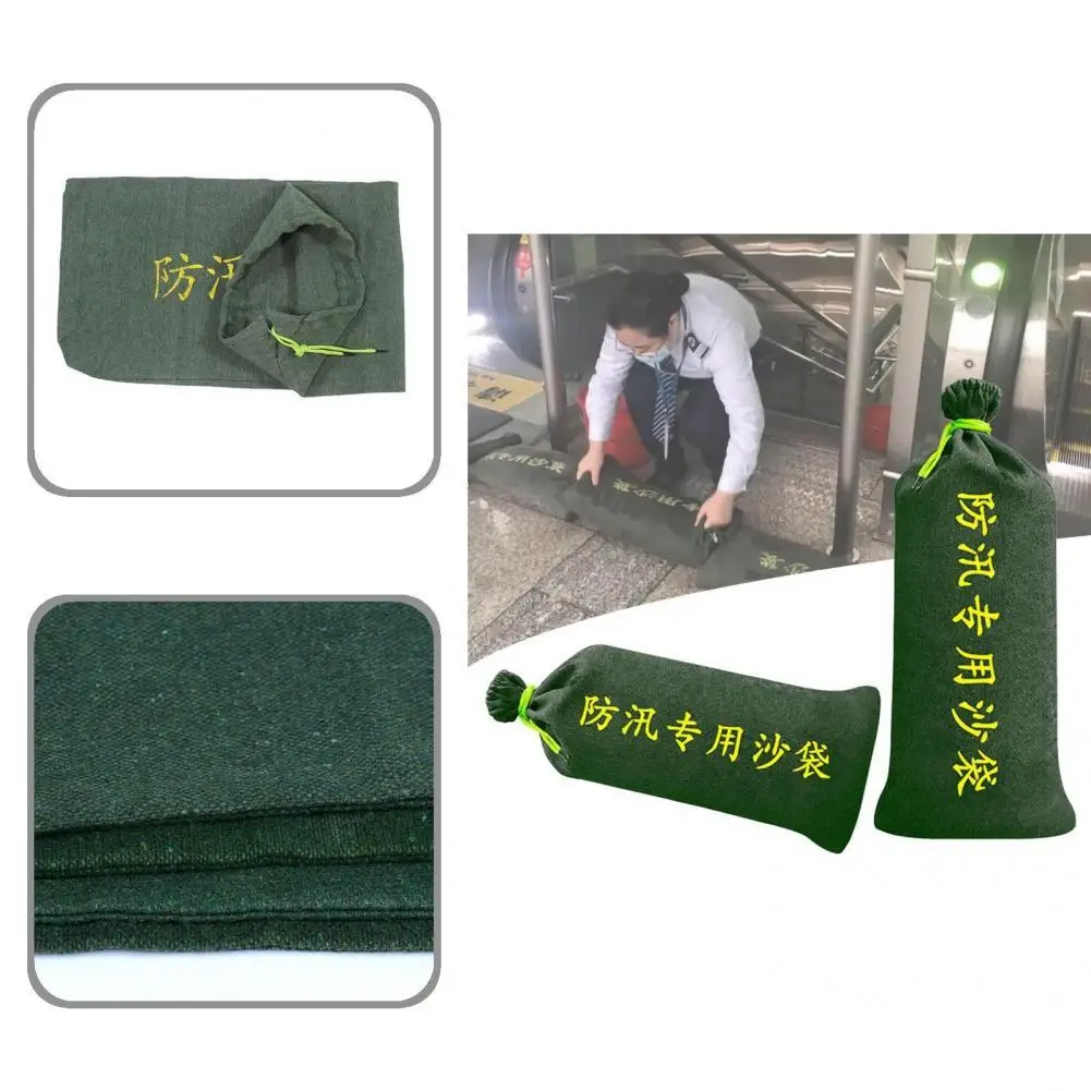 

Flood Control Bag Thickened Canvas Convenient to Use Practical Thickened Empty Flood Control Bag Sand Bag for Protection