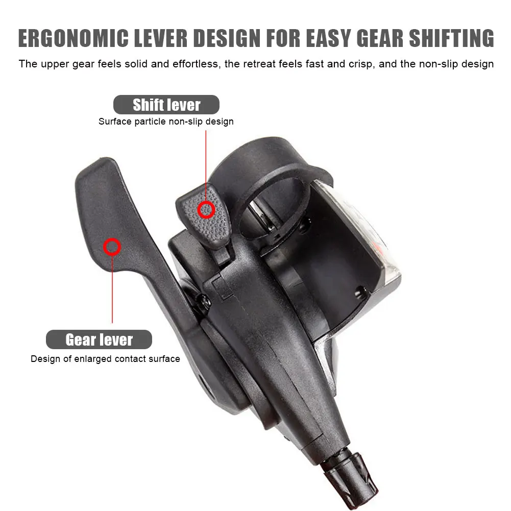 

MTB 24/ 27Speed Finger Gear Shifter 8/9/10/11Speed Split Finger Lever Left Right Gear Shifter For Shimano Transmission System