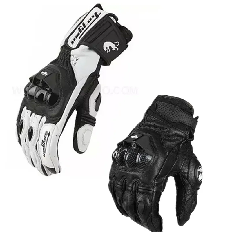 

Motorcycle leather gloves racing gloves men's motocross gloves moto protective gloves AFS6 AFS18 gloves