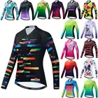 2021 женская футболка с длинным рукавом для езды на велосипеде, женская спортивная одежда, Комбинезоны для езды на велосипеде, дышащие