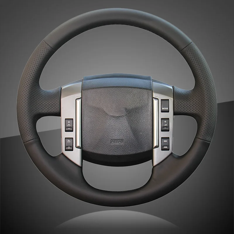 Оплетка на руль для Land Rover Discovery 3 2004 2009 чехол аксессуары интерьера|Чехлы руль| |