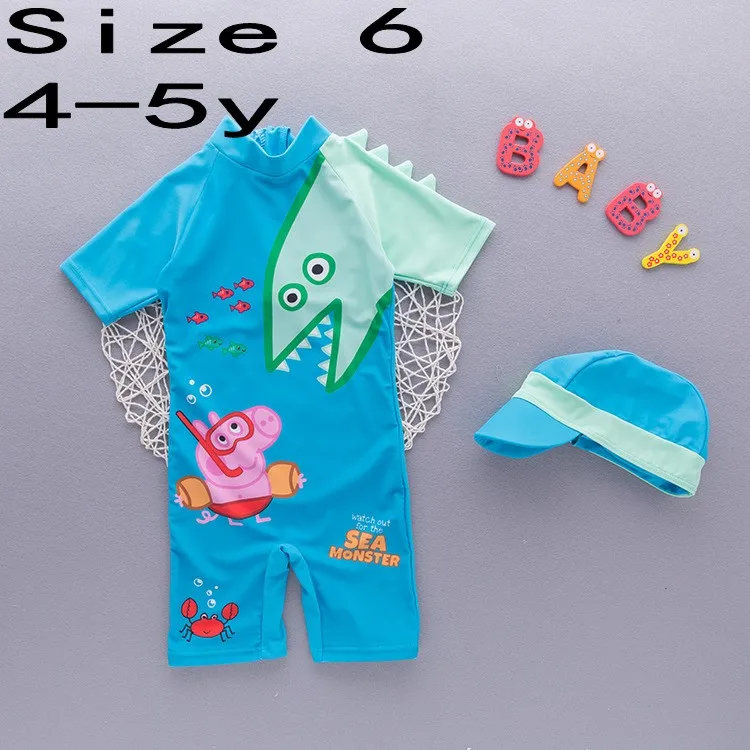 71162 size 6 Купальный костюм с цветочным рисунком для маленьких девочек, купальные костюмы Новинка года, купальный костюм в морскую полоску для девочек и мальчиков, шапочка, 2 предмета, детский купальный костюм - Цвет: 71162 size 6