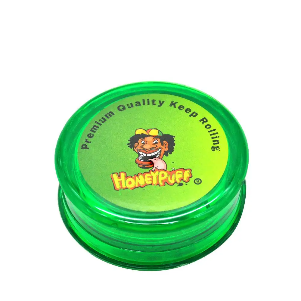 Буфами на рукавах Магнитная Пластиковая дробилка табака 60 мм 3 слоя для трав