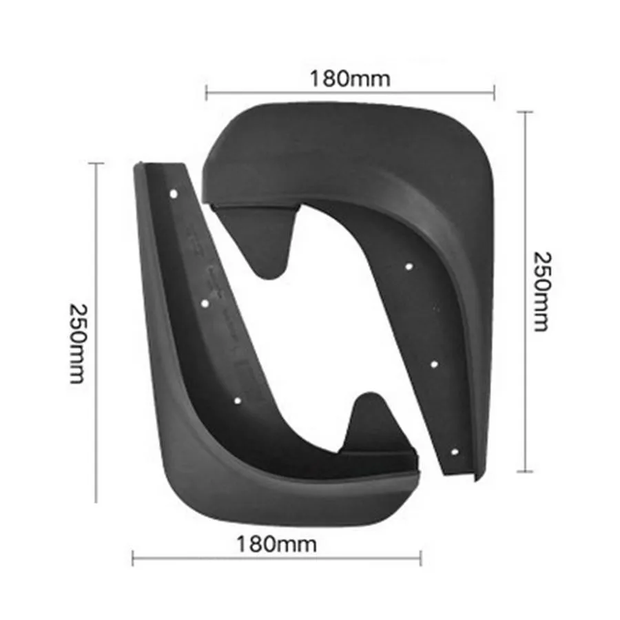 

4 Pcs Fender Accessories Splash Guards EVA Front Rear Mud Flaps Tool Universal
