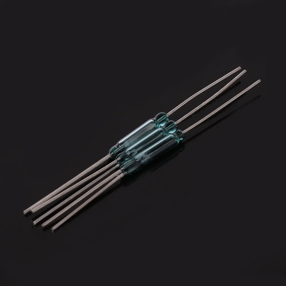 BGEKTOTH 10 Pcs 2.5X14mm 4W 3 Pin Glass Reed Relay Magnetic Switches N/O N/C SPDT 2.5mm Diameter | Обустройство дома