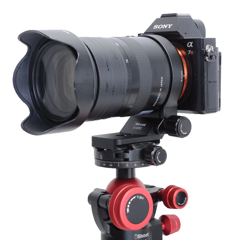 Подставка для воротника объектива iShoot с камерой QR-пластиной Sony FE 135 мм F1.8 GM 70-350 16-55