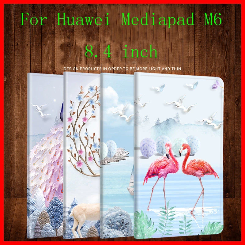 

PU Leather Flip Tablet Case For Huawei MediaPad M6 8.4 inch VRD-AL09 VRD-W09 Protective Cover For Huawei MediaPad M6 Fundas Capa
