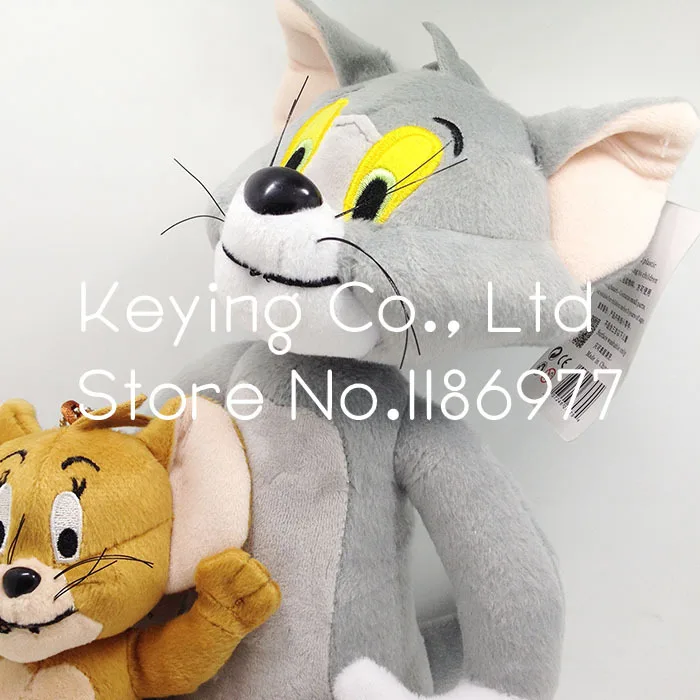 Том Кот и Джерри мышь милые аниме чучела животных плюшевые игрушки куклы 2 шт