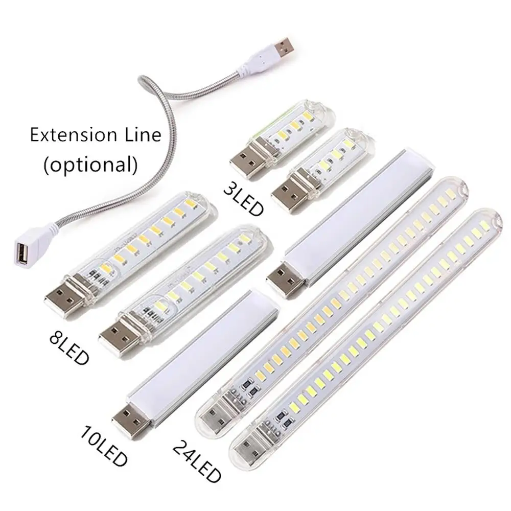

USB Usb Night Light Keyboard Light LED Light Office Table Lamp Portable Lighting Durable Mini