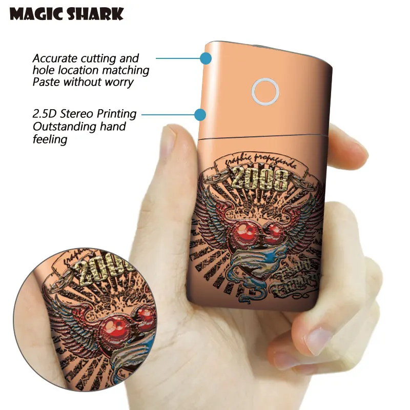 Новинка стикер Magic Shark для стерео-пленки аксессуары электронных сигарет Glo