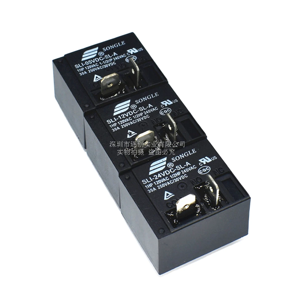 10 шт./лот Мощность реле SLI-05VDC 12VDC 24VDC-SL-A 5 В 12 24 постоянного тока 4PIN 30A HF2160 |