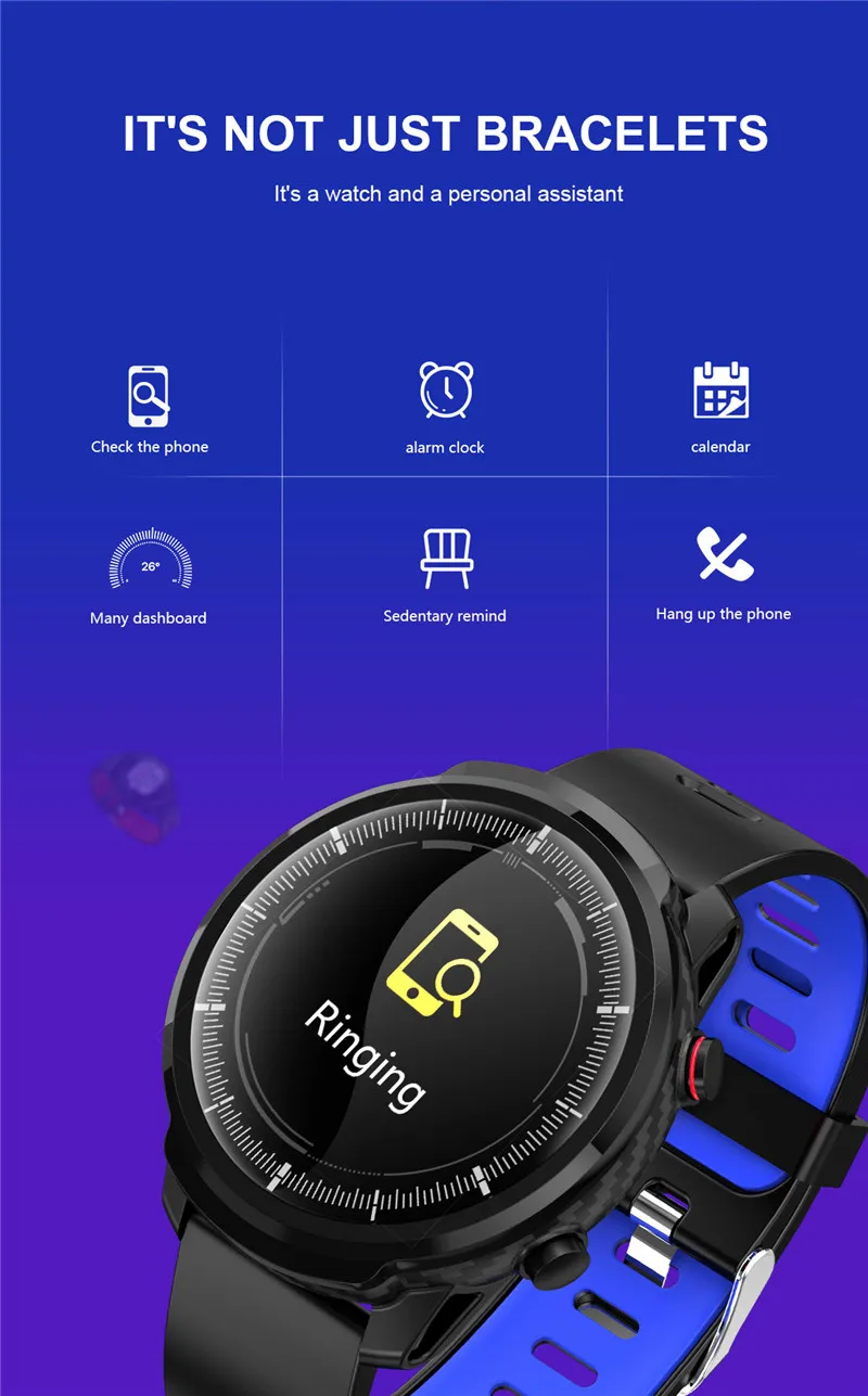 ESEED S10 Plus, умные часы для мужчин, IP67, водонепроницаемые, полный сенсорный экран, 60 дней, долгий режим ожидания, умные часы, пульсометр, PK honor watch
