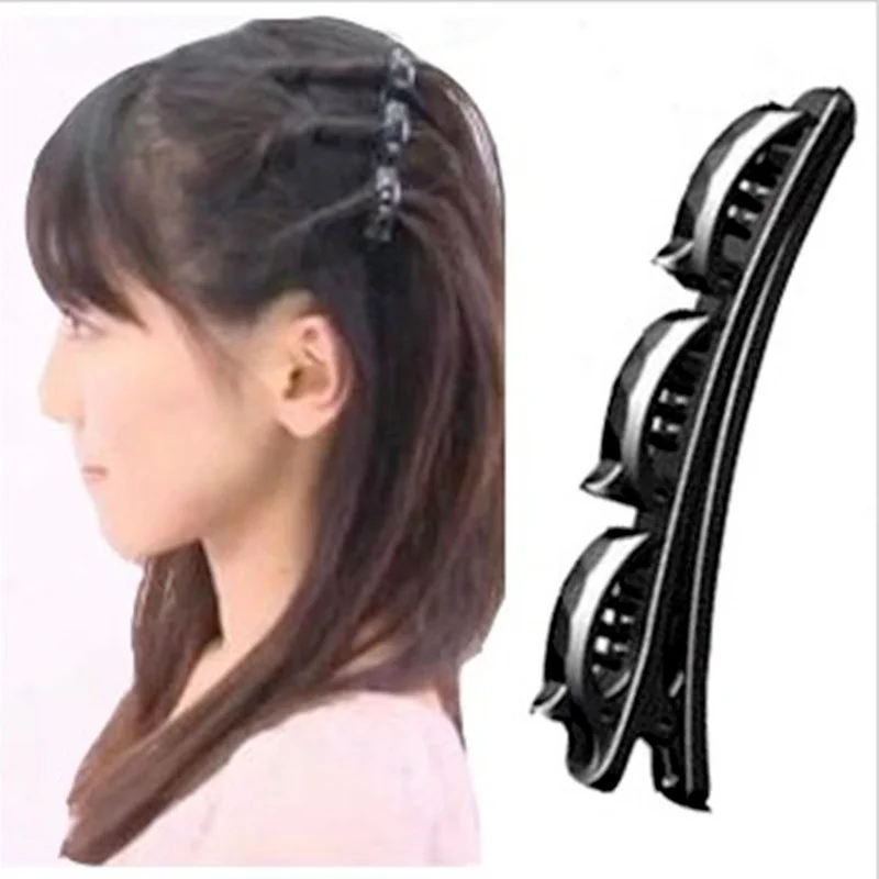 Черный зажим для волос многоуровневый Wisp Air Weave инструмент укладки | Красота и