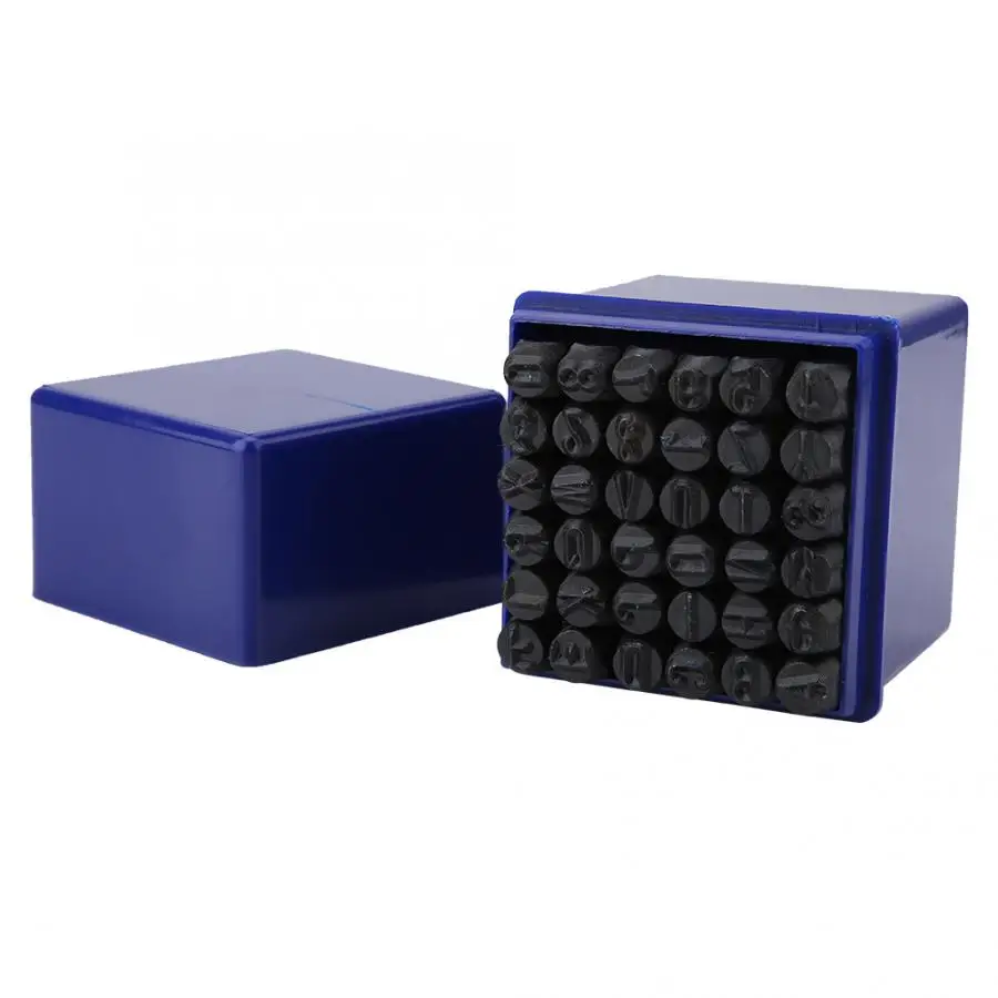 36 шт./компл. 6 мм стальные алфавитные буквы и цифры штамп наборы инструментов | Дом