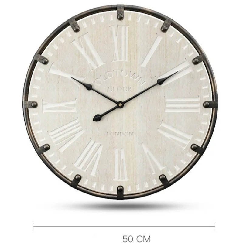 

Handmade Oversized Wall Clock 3d Retro Watch Luxury Decorative Art Big Vintage Large Wall Clock On The Wall Best Gift