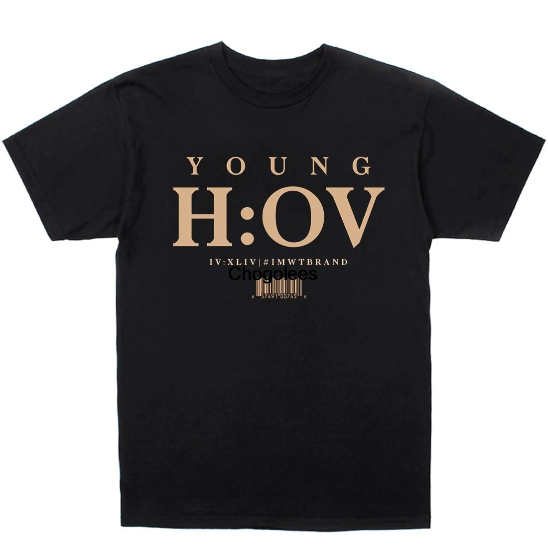 Футболка InMyWhiteTee Young Hov черная + наклейка в стиле хип хоп|Мужские футболки| |