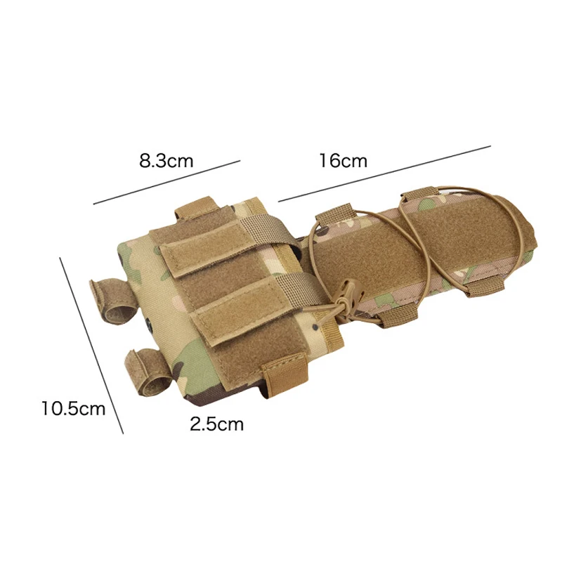 Тактический чехол для шлема MK2 аккумулятора сумка быстрого сбалансированного