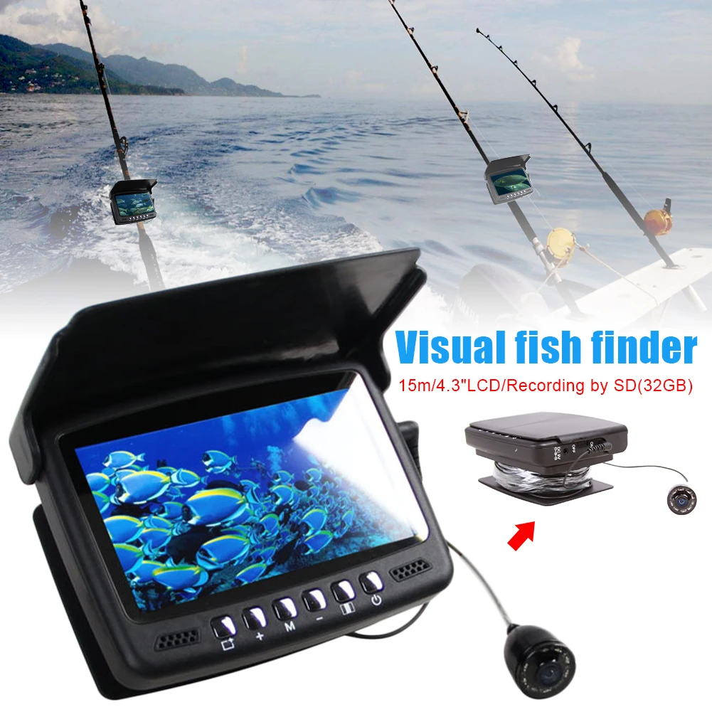 

4.3 Inch HD Underwater Video Fish Finder Fishing Camera Infrared Night Vision Portable Fishing Video Camera LCD Monitor
