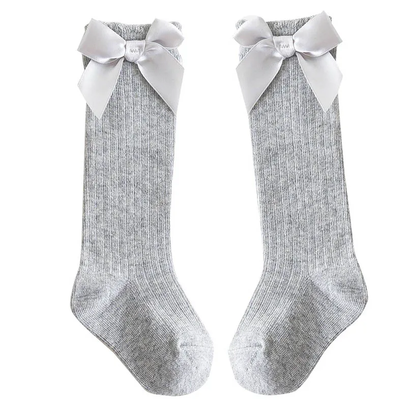 Для новорожденных для маленьких девочек с бантом носки принцессы Детские
