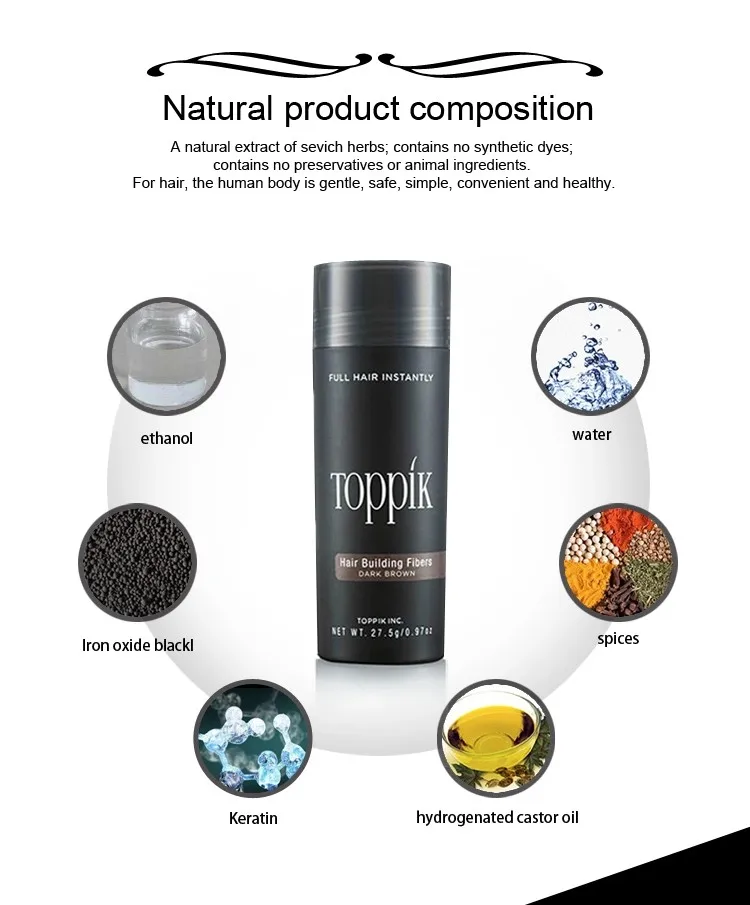 

27.5g Hair Building Holding Fibers 9 Colors Hair Full Hair Loss Concealer Growth Products hair Care treatment