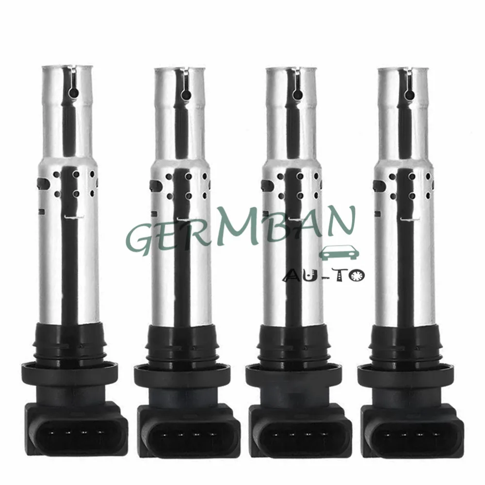 4 шт. 036905715F 036905715A 036905715C Катушка зажигания для VW Golf Jetta Caddy Beetle Polo Audi1 A3 A1 1 1.6FSI Skoda Leon
