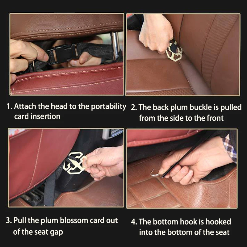Ящик для хранения автомобильных сидений кожаная Удобная Сетчатая Сумка
