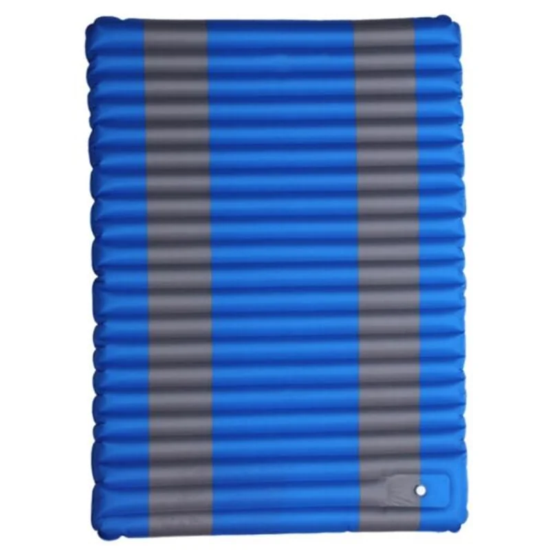 Двойная надувная подушка 190*140*12 см матрас для кемпинга коврик пикника походный